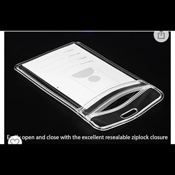 🆕 ID Badge Holder with 1 Clear ID Window - Picture 3 of 8